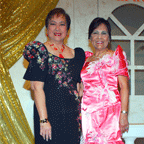 Terno modeled by Edna Alikpala and Jo